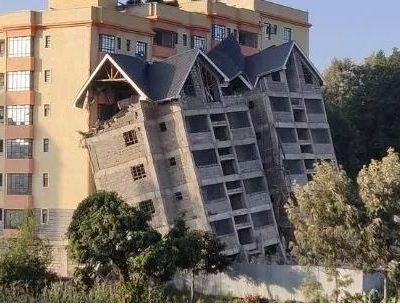 A Five -Storey Building Collapses In kinoo Kiambu County
